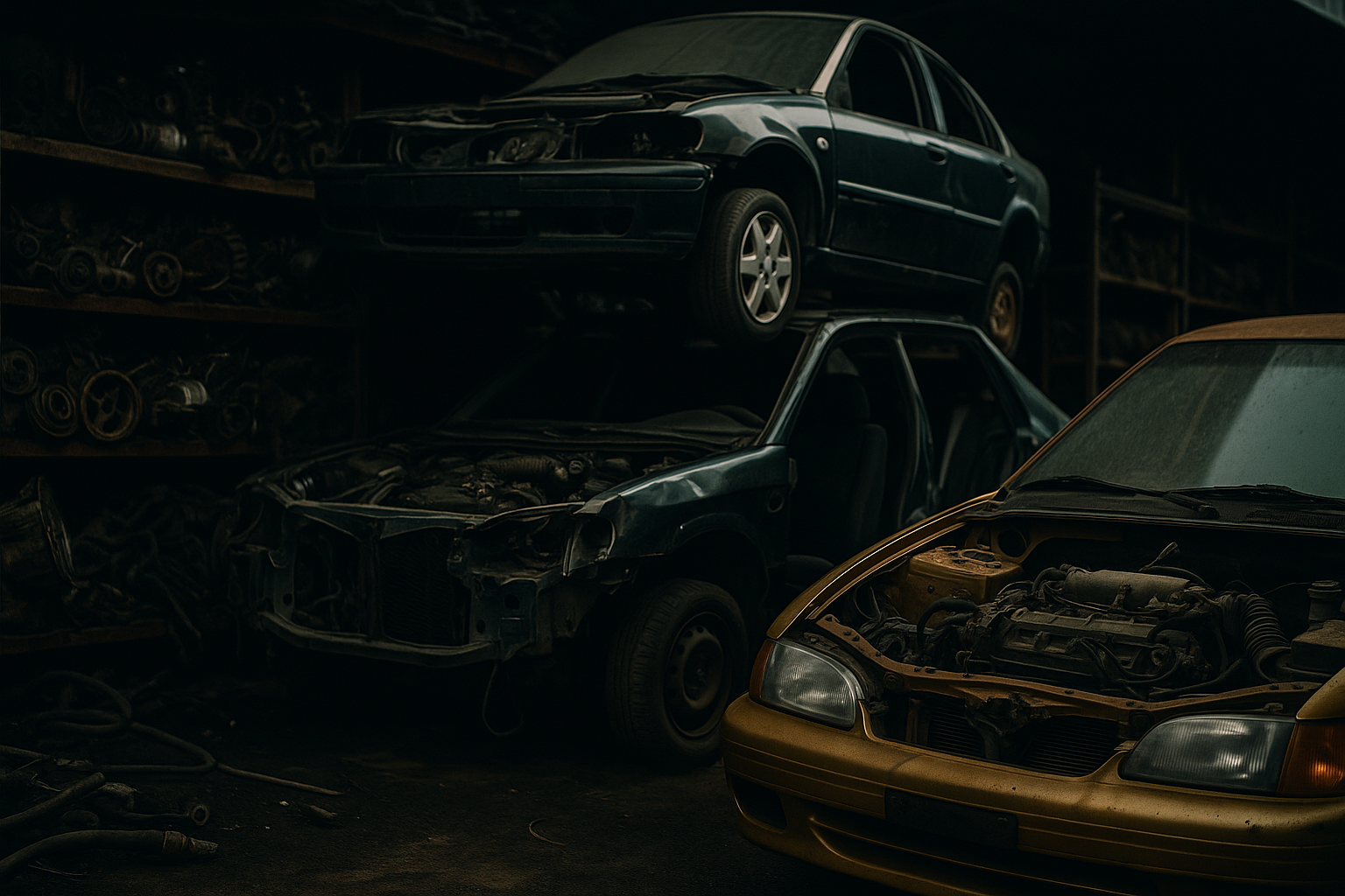 Ricambi auto usati, motori e componenti disponibili nel magazzino Vallecchia Srls Palermo